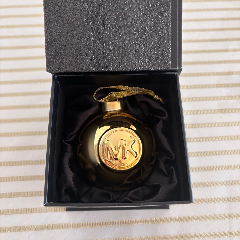 Michael Kors Gold Christmas Ornament
